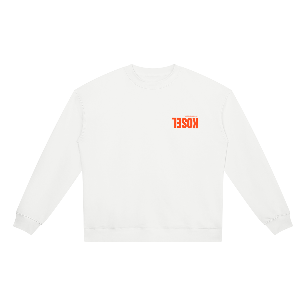 KOSEL UPSIDE DOWN LOGO Unisex Heavyweight Crewneck Sweatshirt