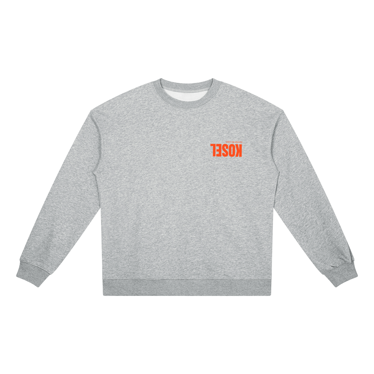 KOSEL UPSIDE DOWN LOGO Unisex Heavyweight Crewneck Sweatshirt