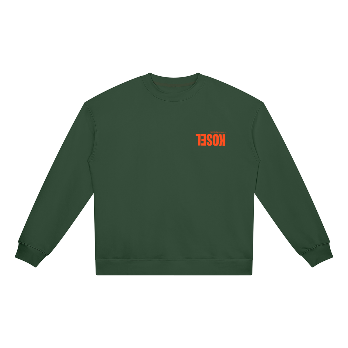 KOSEL UPSIDE DOWN LOGO Unisex Heavyweight Crewneck Sweatshirt