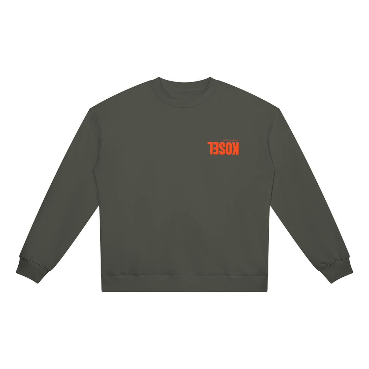 KOSEL UPSIDE DOWN LOGO Unisex Heavyweight Crewneck Sweatshirt